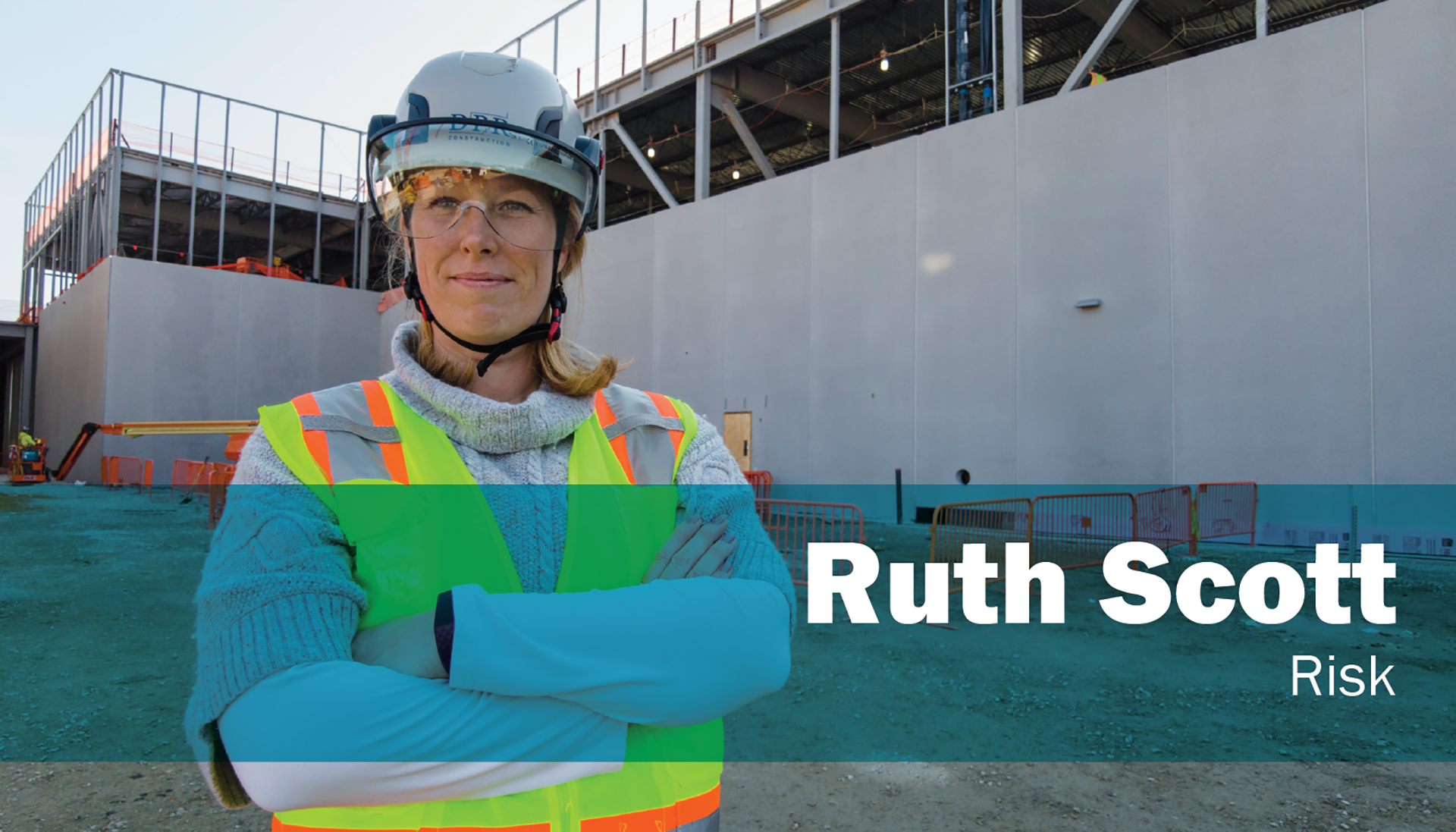 Ruth Scott standing on DPR jobsite