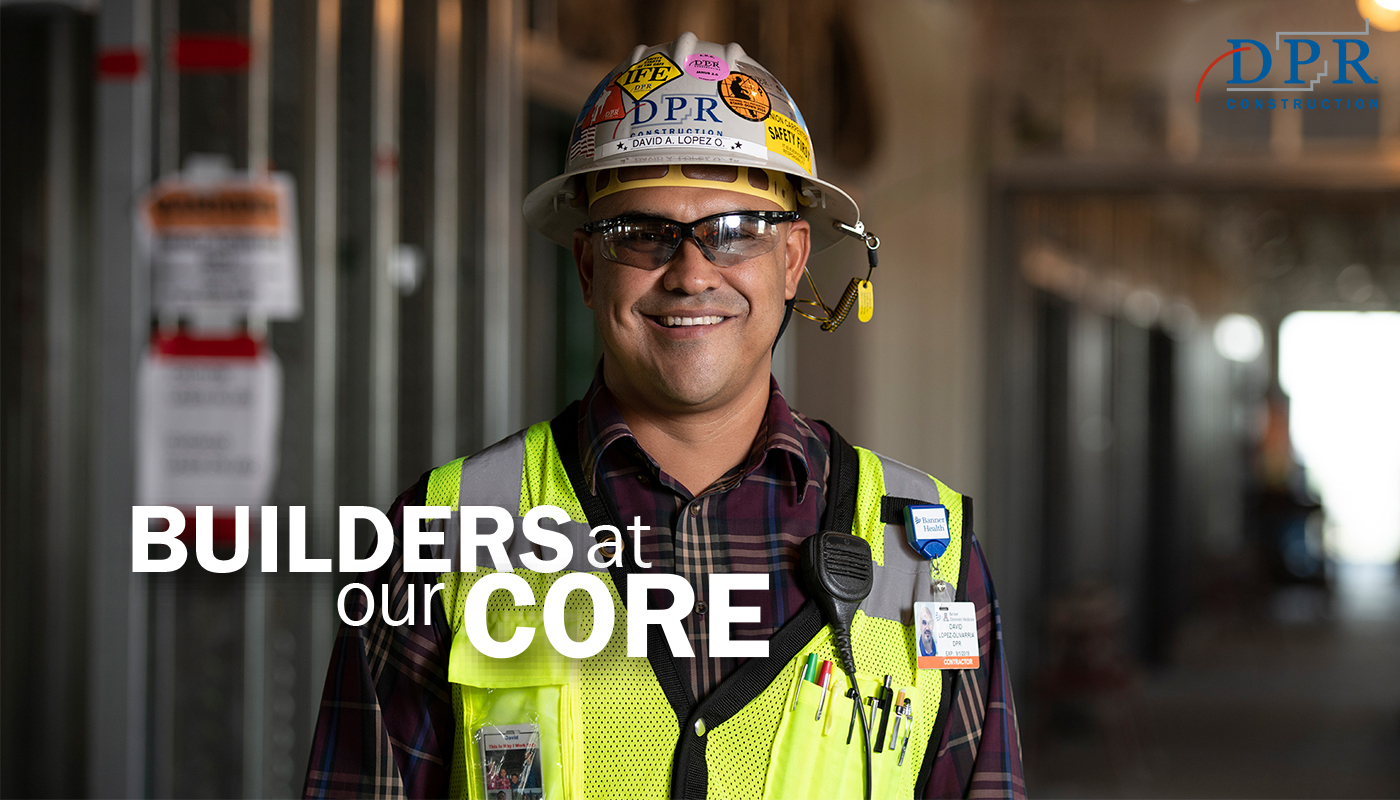 David Lopez pictured on a DPR jobsite.